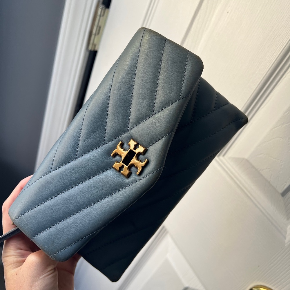 Tory Burch Quilted Kira Chevron Clutch